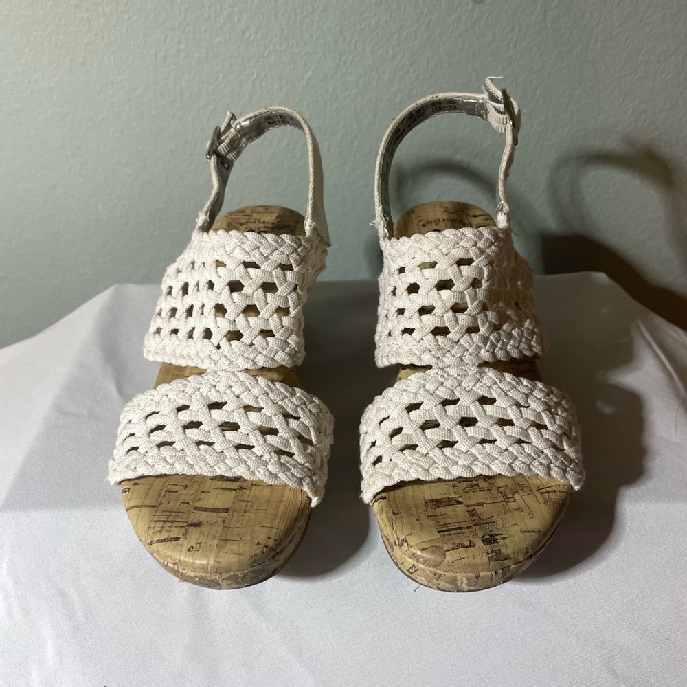 SO Kids Cream Woven Sandals